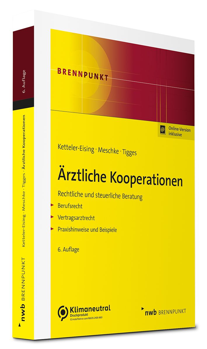 Buch von NWB: Ärztliche Kooperationen