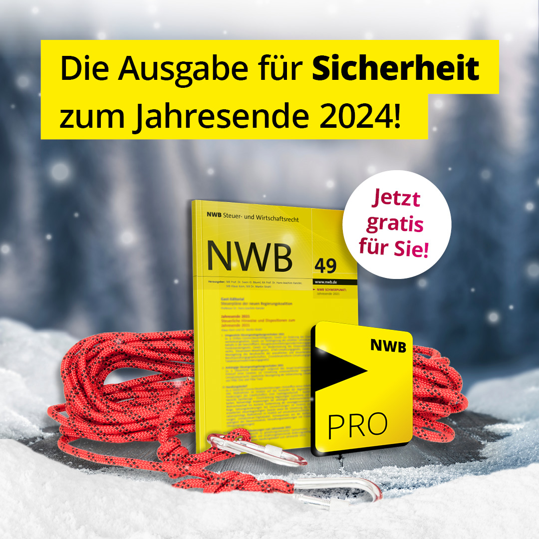 NWB Zeitschrift im Schnee